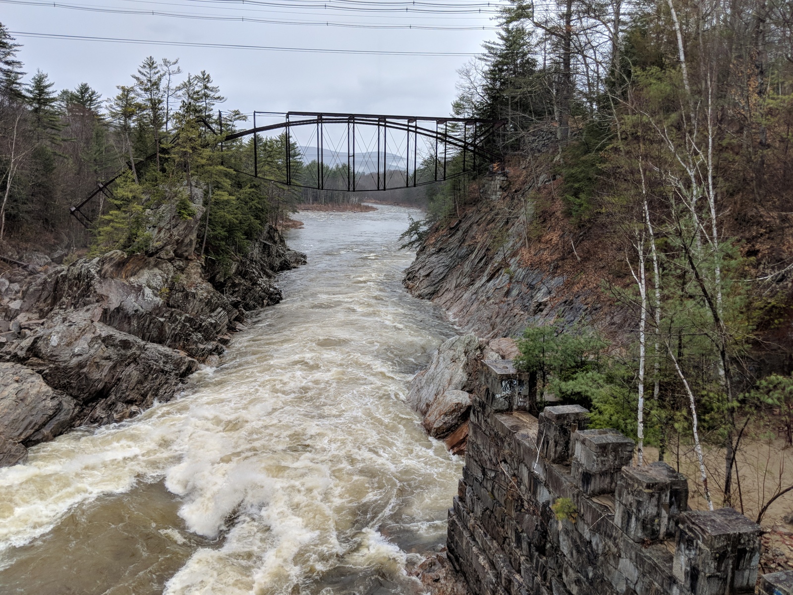 Raging Pemigewasset River in North of Plymouth New Hampshire Anura Guruge Google Pixel 2