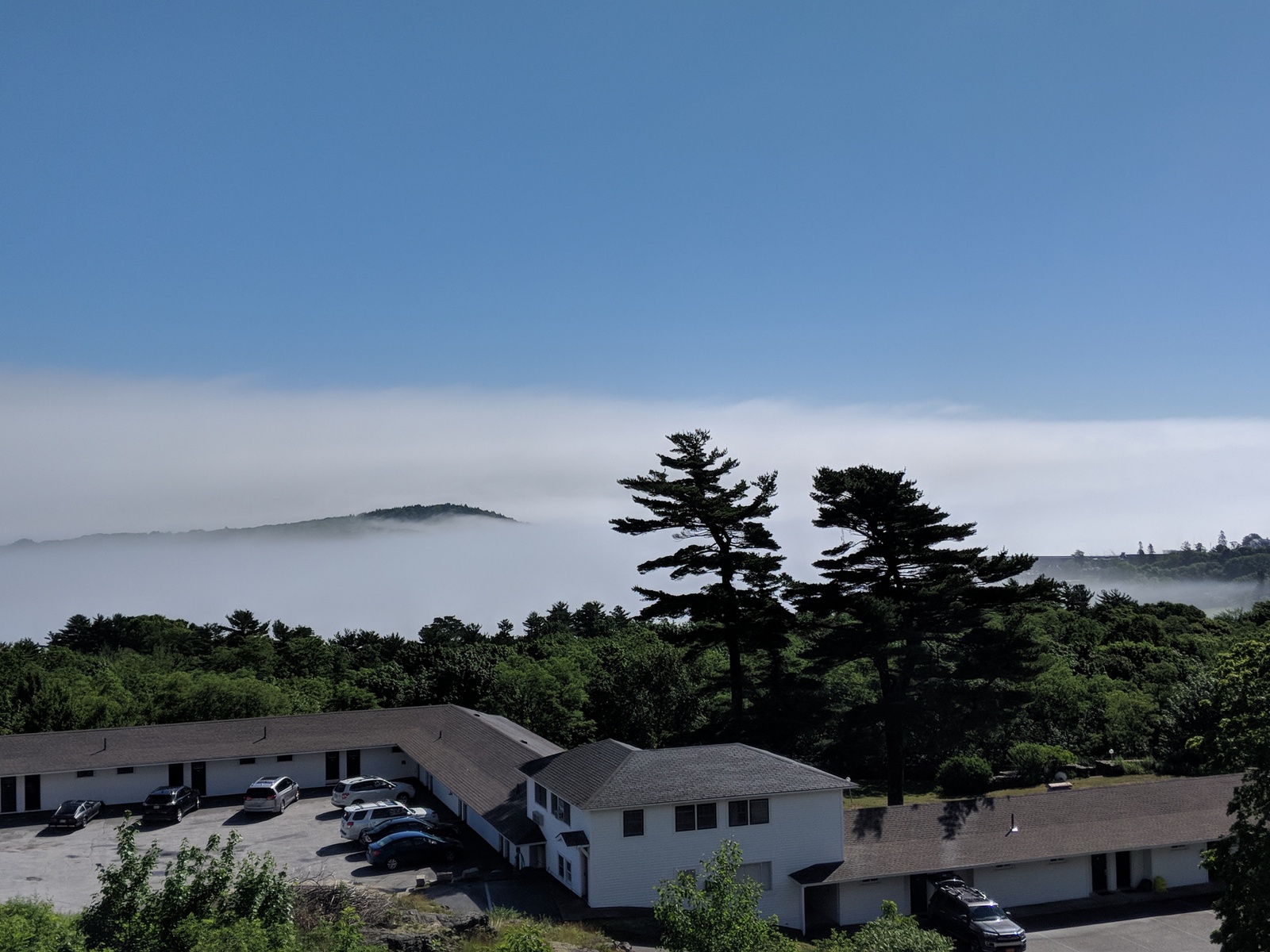Acadia Bar Harbor Island in fog Anura Guruge Google Pixel 2